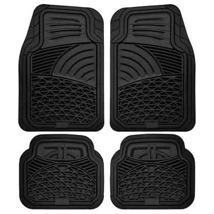 4-Piece: OxGord Universal Fit Heavy-Duty Rubber Car-Floor Mats Set DailySale