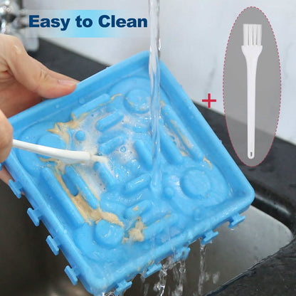 4-Piece: Pet Slow Feeder and Licking Tray Set DailySale