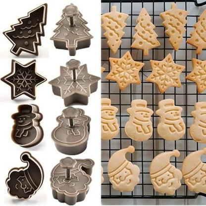 4-Piece: Plastic Cookie Baking Moulds DailySale