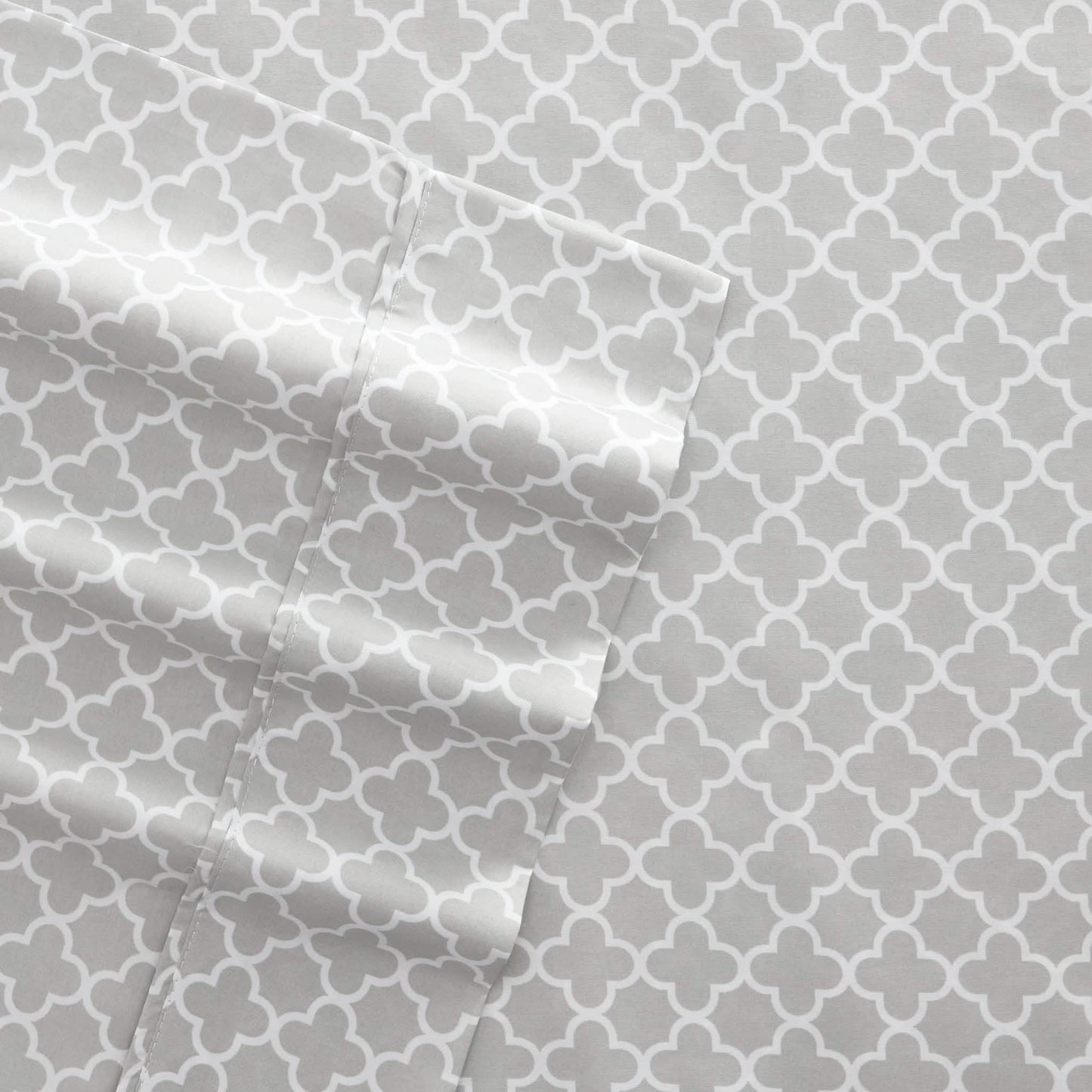 4-Piece: Quatrefoil Patterned Sheet Set DailySale