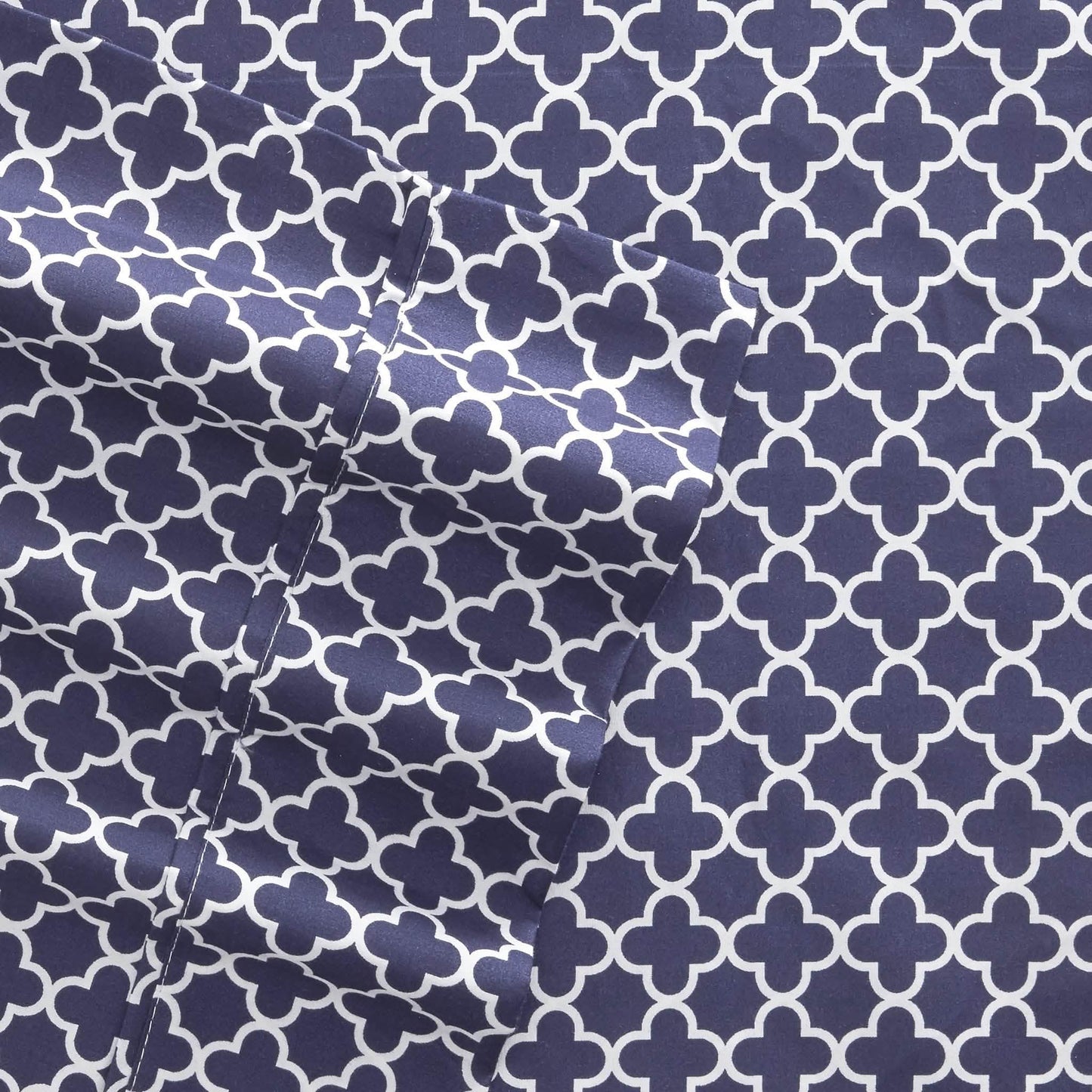 4-Piece: Quatrefoil Patterned Sheet Set DailySale