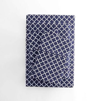 4-Piece: Quatrefoil Patterned Sheet Set DailySale