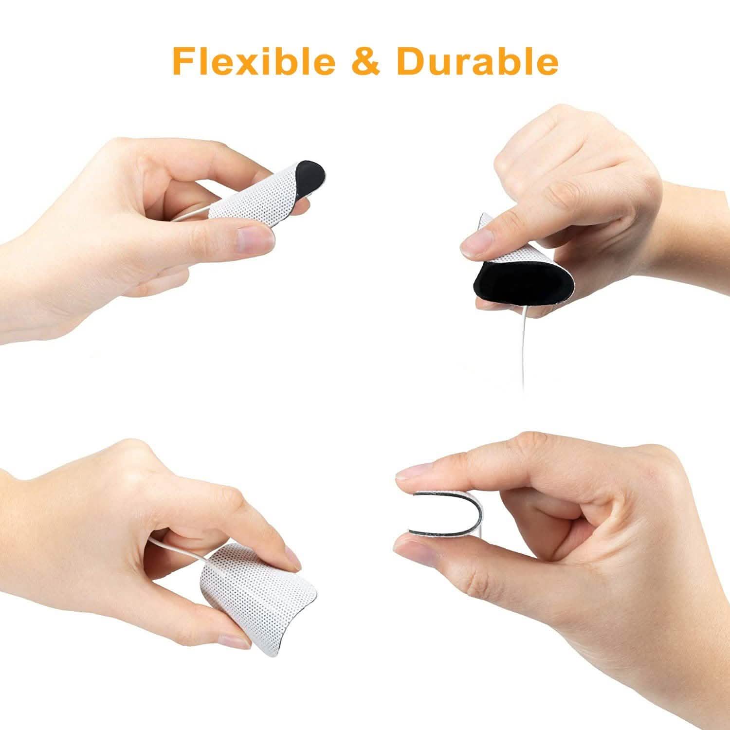 4-Piece: Reusable Self-Adhesive Replacement Electrode Pads DailySale