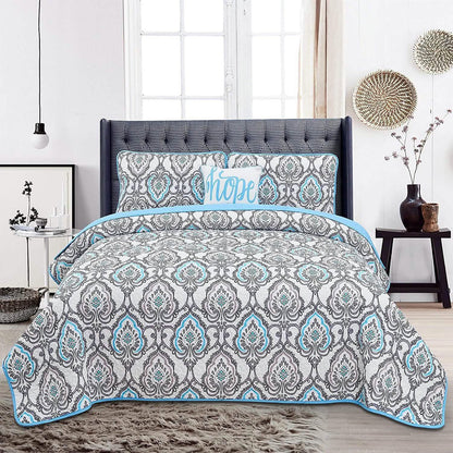 4-Piece: Reversible Quilt Set - Assorted Styles DailySale