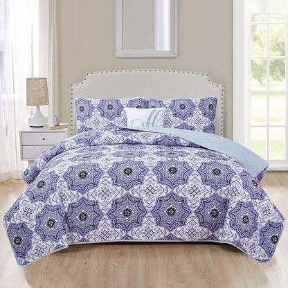 4-Piece: Reversible Quilt Set - Assorted Styles DailySale