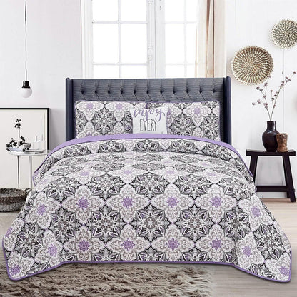 4-Piece: Reversible Quilt Set - Assorted Styles DailySale