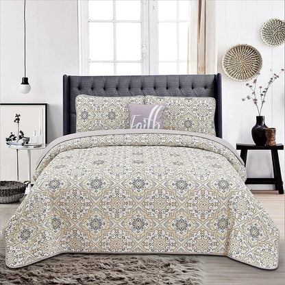4-Piece: Reversible Quilt Set - Assorted Styles DailySale