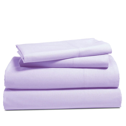 4-Piece Set: 100% Cotton Super Soft Solid Sheet DailySale