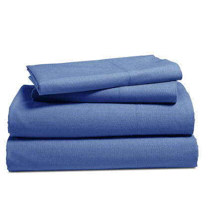 4-Piece Set: 100% Cotton Super Soft Solid Sheet DailySale