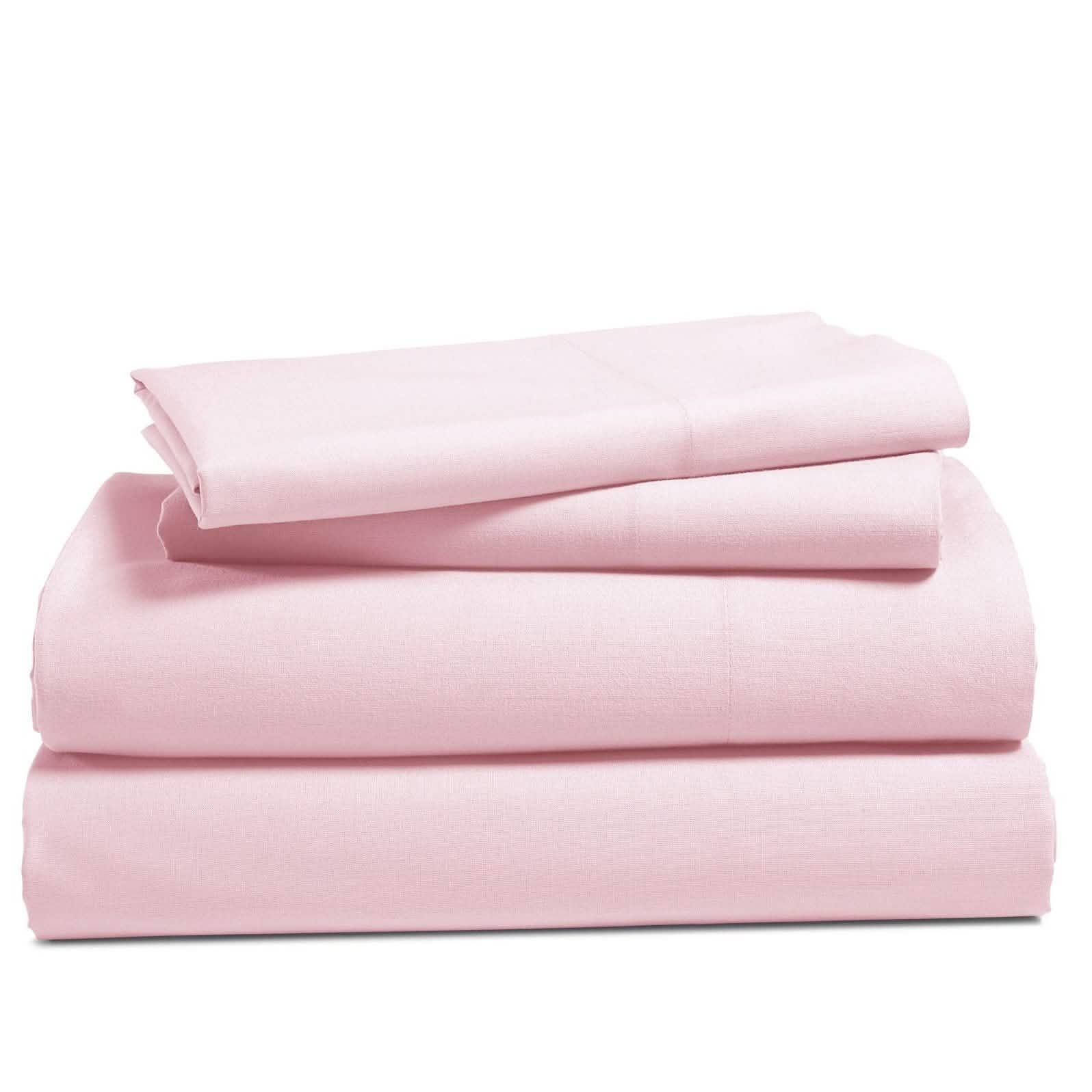 4-Piece Set: 100% Cotton Super Soft Solid Sheet DailySale