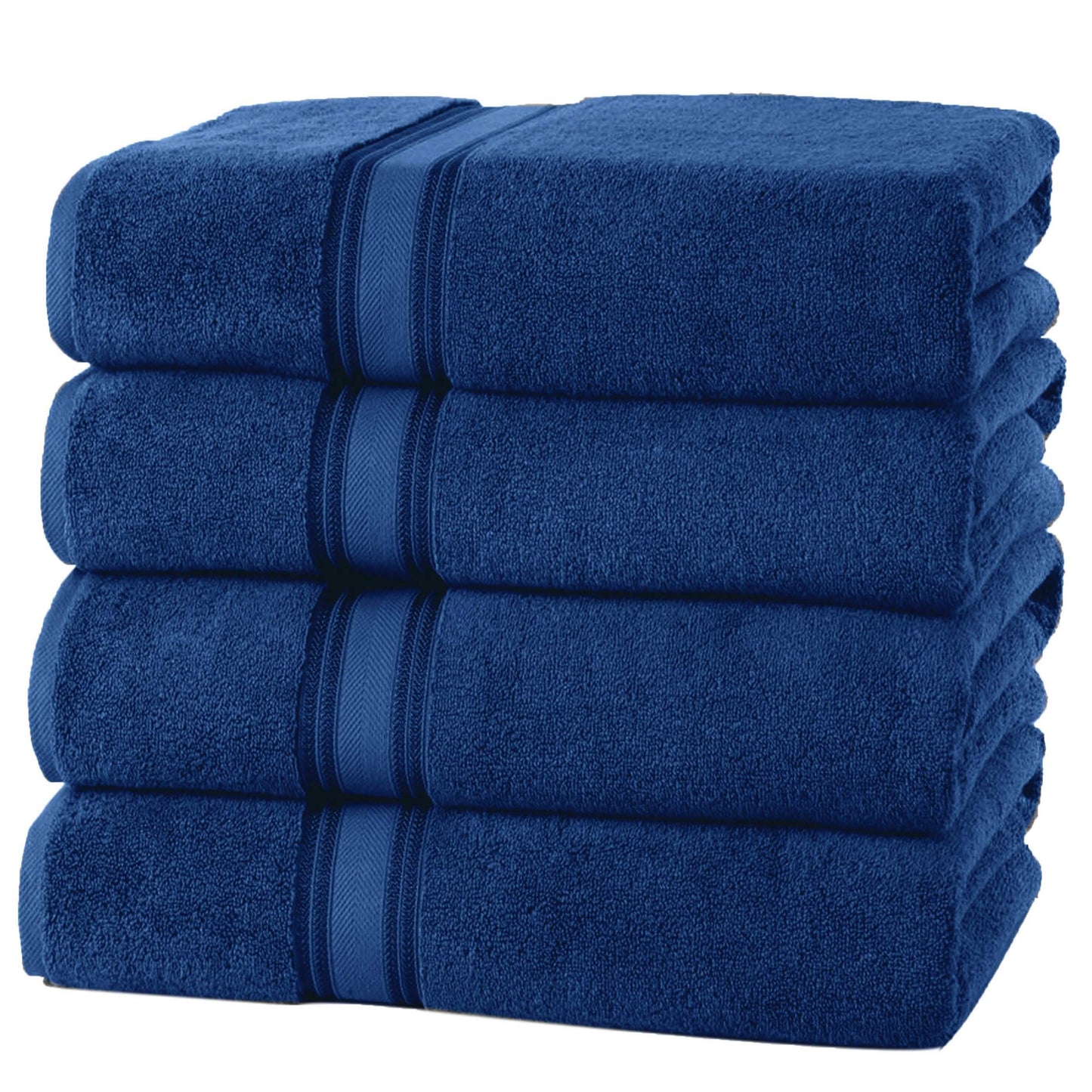 4-Piece Set: 550 GSM Zero Twist Cotton Bath Towels DailySale
