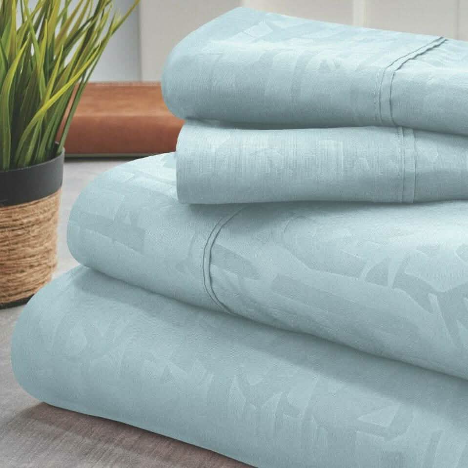 4-Piece Set: Bamboo 1800 Count Embossed Design DailySale