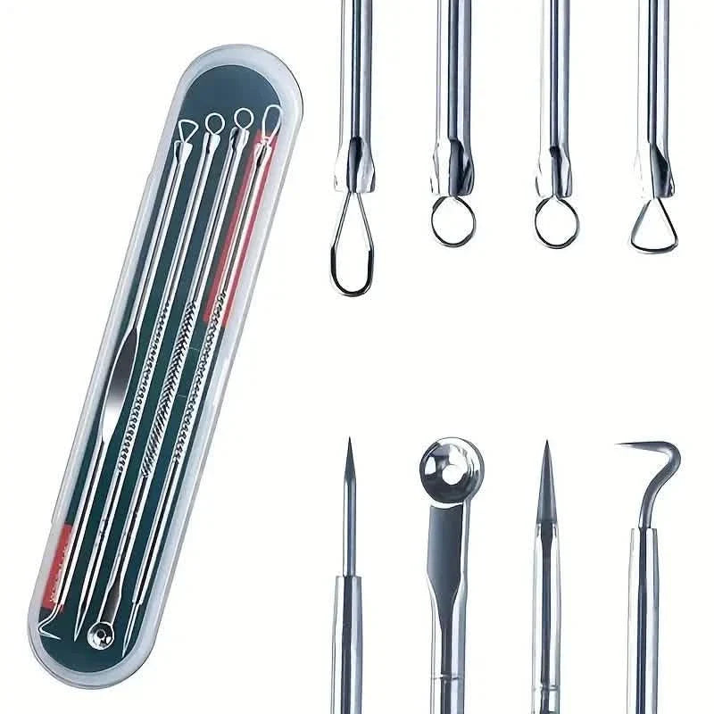 4-Piece Set: Blackhead Remover Tool for Blackheads, Acne and Dark Spots DailySale