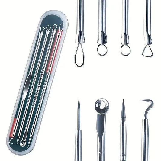 4-Piece Set: Blackhead Remover Tool for Blackheads, Acne and Dark Spots DailySale