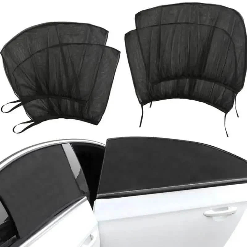 4-Piece Set: Car Window Shades For Front And Back Window DailySale