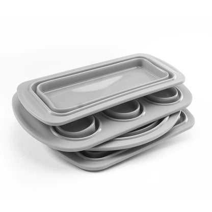 4-Piece Set: Collapsible Silicone Bakeware DailySale