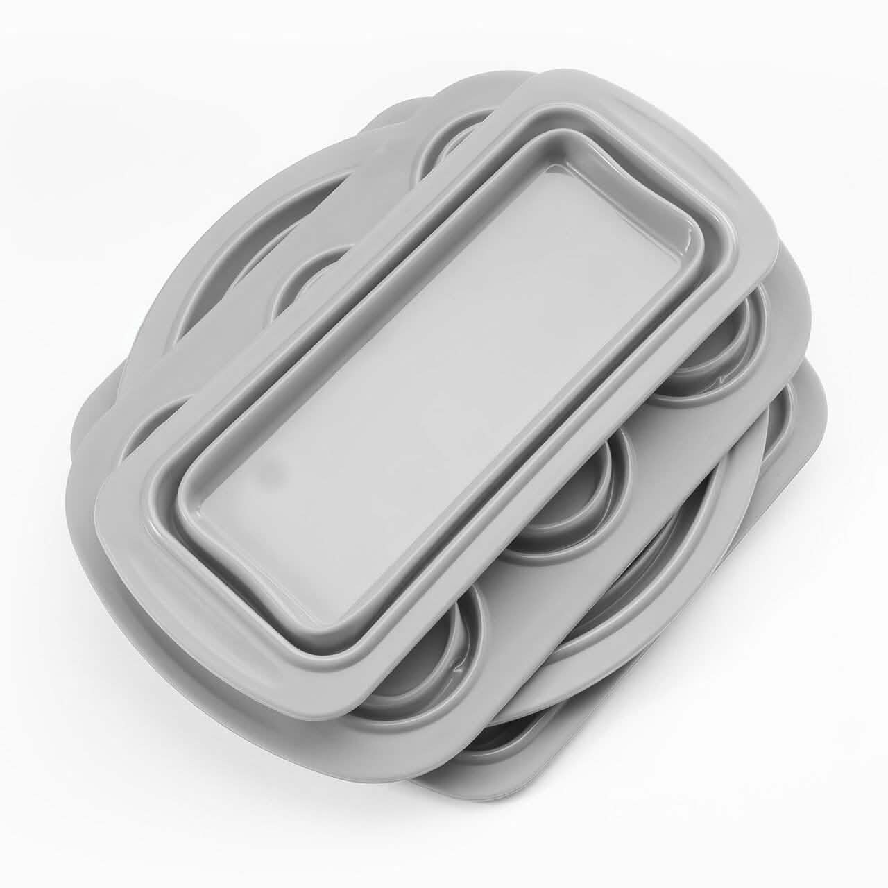 4-Piece Set: Collapsible Silicone Bakeware DailySale