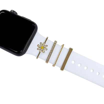 4-Piece Set: Decorative Apple Band Charms DailySale