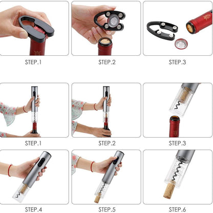 4-Piece Set: Electric Wine Bottle Opener DailySale