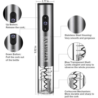 4-Piece Set: Electric Wine Bottle Opener DailySale