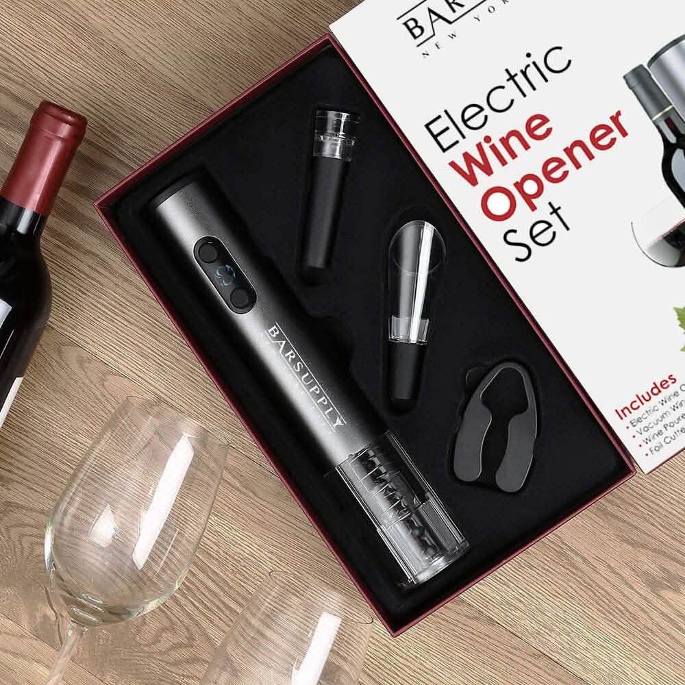 4-Piece Set: Electric Wine Bottle Opener DailySale