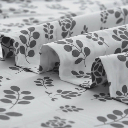 4-Piece Set: Floral Sheets Set Hypoallergenic Microfiber Ultra Soft Bed Sheets DailySale