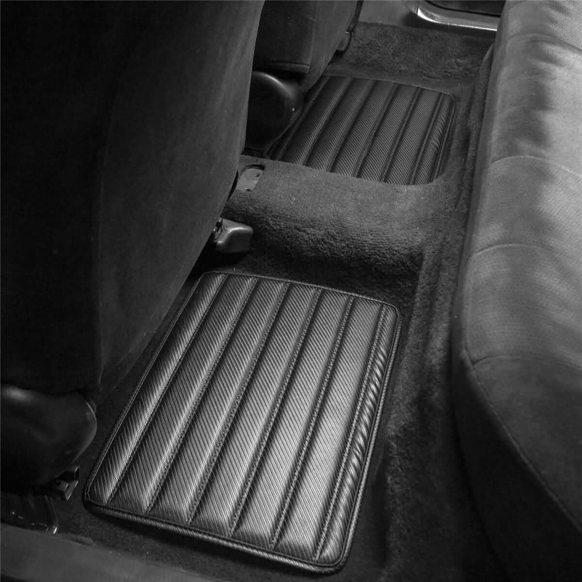 4-Piece Set: Heavy Duty Non-Slip Faux Leather Floor Mats DailySale