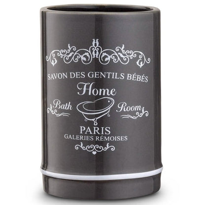 4 Piece Set: Home Basics Paris Collection Bathroom Accessories DailySale