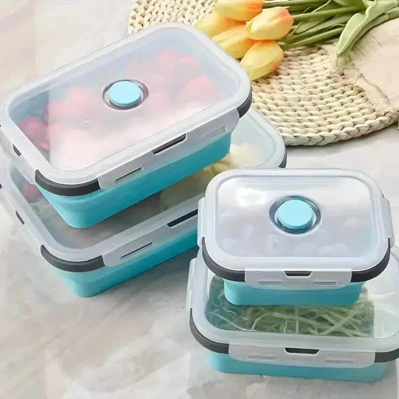 4-Piece Set: Plastic Food Storage Containers With Lids DailySale