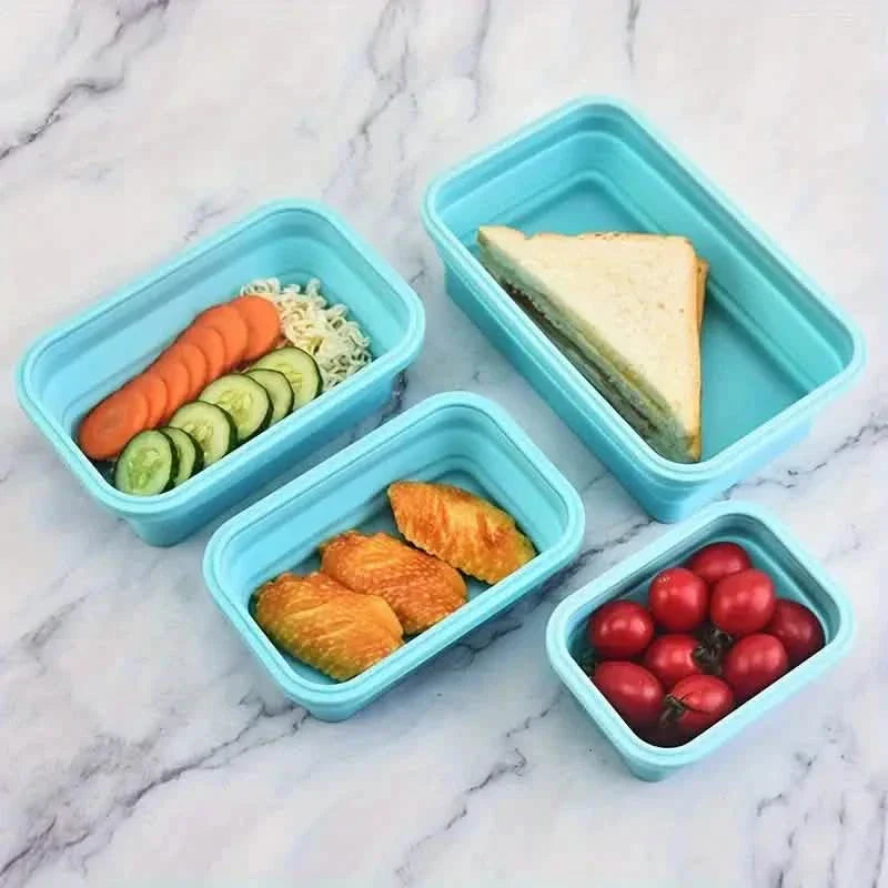 4-Piece Set: Plastic Food Storage Containers With Lids DailySale