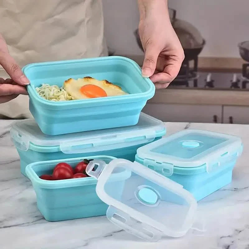 4-Piece Set: Plastic Food Storage Containers With Lids DailySale