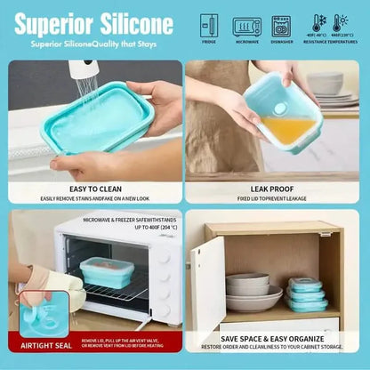 4-Piece Set: Plastic Food Storage Containers With Lids DailySale