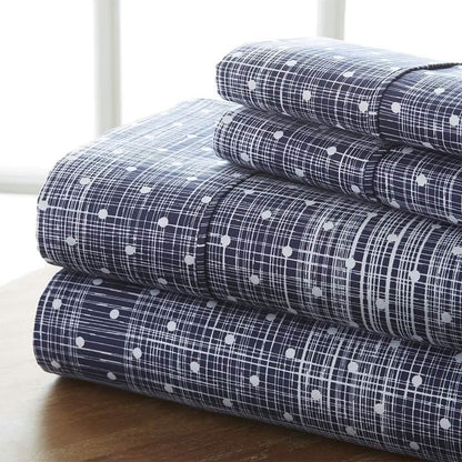 4-Piece Set: Polkadot Patterned Sheet Set DailySale