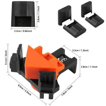 4-Piece Set: Precision 90 Degree Angle Clamps for Woodworking DailySale