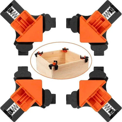 4-Piece Set: Precision 90 Degree Angle Clamps for Woodworking DailySale