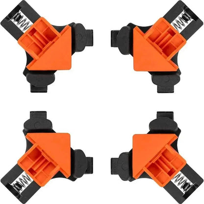 4-Piece Set: Precision 90 Degree Angle Clamps for Woodworking DailySale