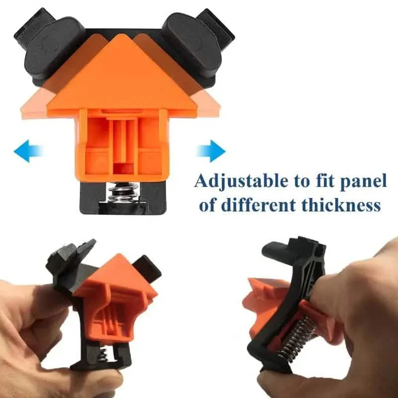 4-Piece Set: Precision 90 Degree Angle Clamps for Woodworking DailySale