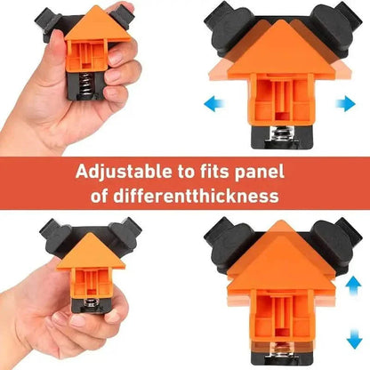 4-Piece Set: Precision 90 Degree Angle Clamps for Woodworking DailySale