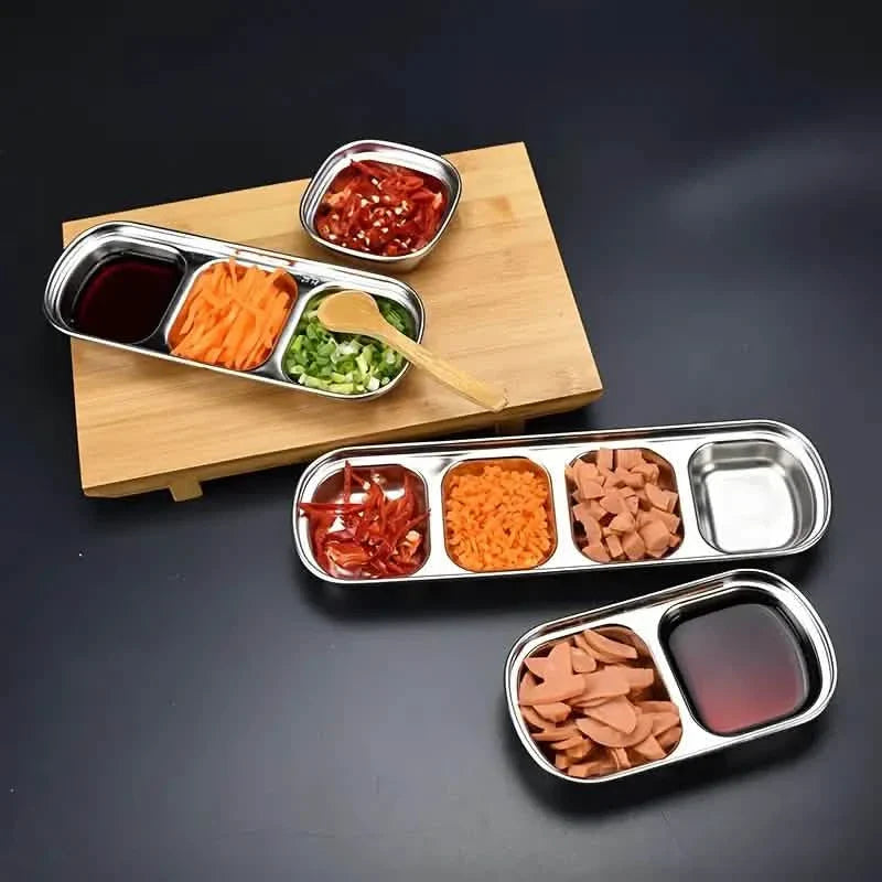 4-Piece Set: Stainless Steel Sauce Dish DailySale