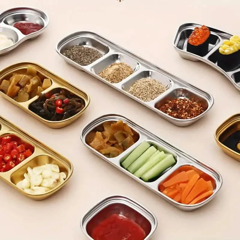4-Piece Set: Stainless Steel Sauce Dish DailySale