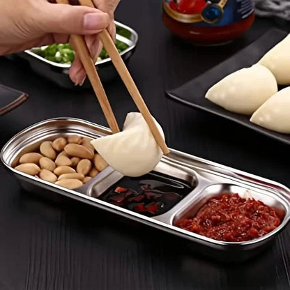4-Piece Set: Stainless Steel Sauce Dish DailySale