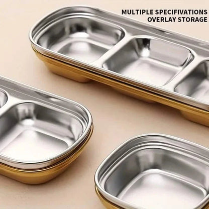 4-Piece Set: Stainless Steel Sauce Dish DailySale