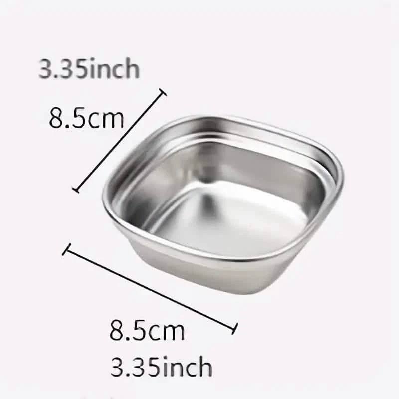 4-Piece Set: Stainless Steel Sauce Dish DailySale