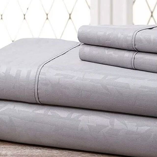 4-Piece Set: Super-Soft 1600 Series Bamboo Embossed Bed Sheet DailySale