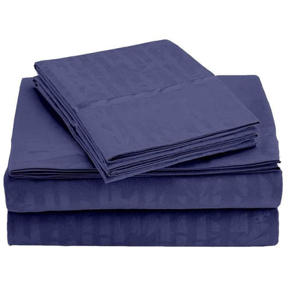 4-Piece Set: Super-Soft 1600 Series Bamboo Embossed Bed Sheet DailySale