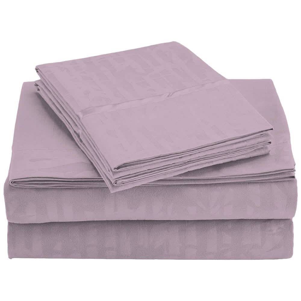 4-Piece Set: Super-Soft 1600 Series Bamboo Embossed Bed Sheet DailySale