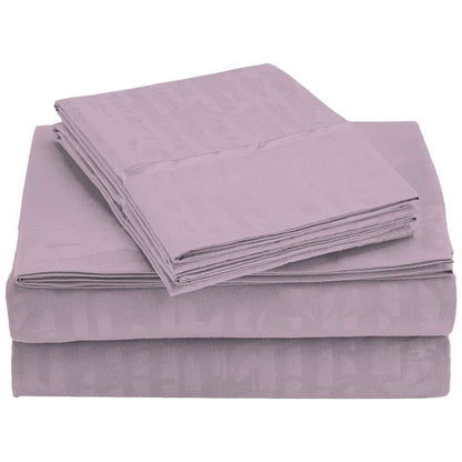 4-Piece Set: Super-Soft 1600 Series Bamboo Embossed Bed Sheet DailySale
