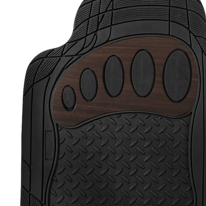 4-Piece Set: Trimmable ClimaProof™ Non-Slip Rubber Floor Mats With Footprint Design DailySale