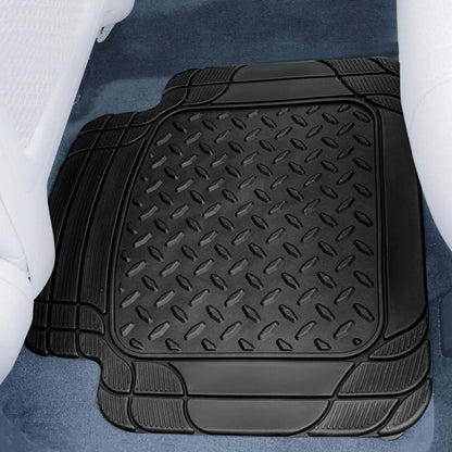 4-Piece Set: Trimmable ClimaProof™ Non-Slip Rubber Floor Mats With Footprint Design DailySale