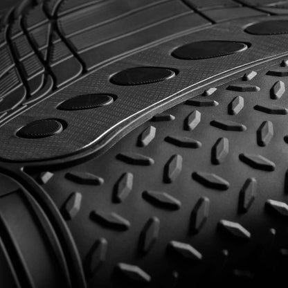 4-Piece Set: Trimmable ClimaProof™ Non-Slip Rubber Floor Mats With Footprint Design DailySale